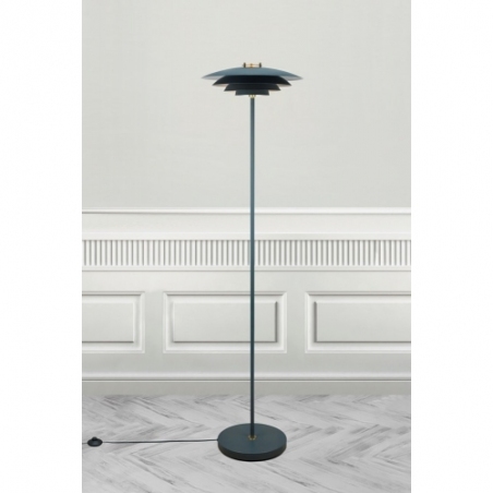 Stylowa Lampa podłogowa designerska Bretagne szara Nordlux do salonu i sypialni