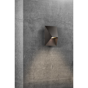 Pontio 15 black outdoor wall lamp Nordlux