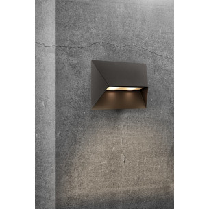 Pontio 27 black outdoor wall lamp Nordlux