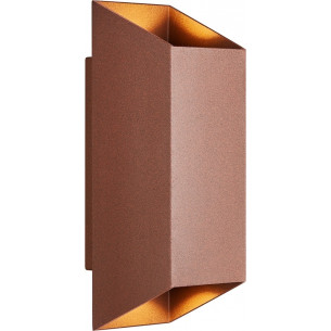 Nico Square 22 rusty outdoor wall lamp Nordlux