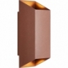 Nico Square 22 rusty outdoor wall lamp Nordlux