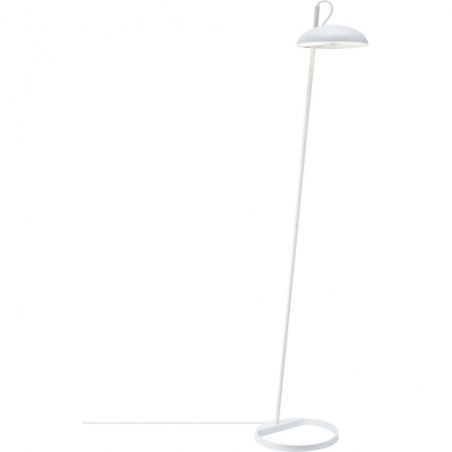 Stylowa Lampa podłogowa skandynawska Versale biała DFTP do salonu i sypialni