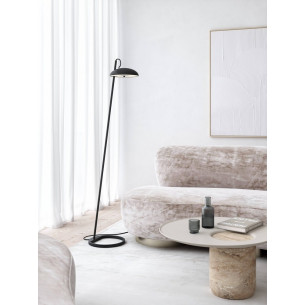 Versale black scandinavian floor lamp DFTP