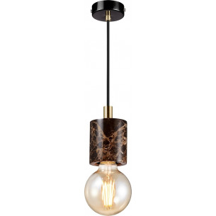 Siv 6 brown marble pendant lamp "bulb" on cable Nordlux