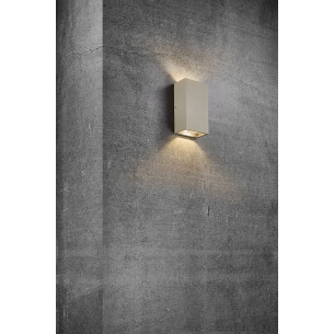 Rold kubi LED champagne outdoor wall lamp Nordlux