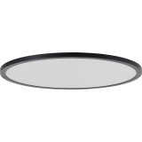 Tuco LED 50 black round ceiling lamp Brilliant