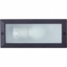 Flossy black recessed outdoor light Brilliant