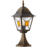 Słupek ogrodowy retro Janel 44cm czarno-złoty Brilliant