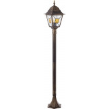 Słupek ogrodowy retro Janel 120cm czarno-złoty Brilliant