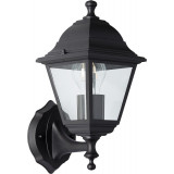 Nissie black outdoor retro wall lamp Brilliant