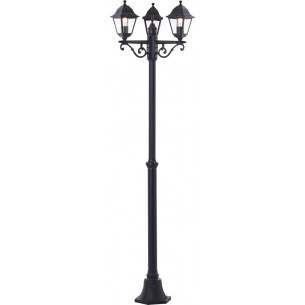 Nissie 200cm black retro garden post lamp Brilliant