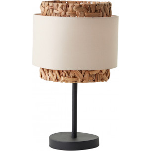 Waterlilly beige boho table lamp with lampshade Brilliant