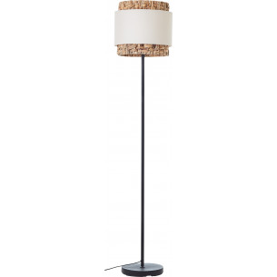 Waterlilly beige boho floor lamp with lampshade Brilliant