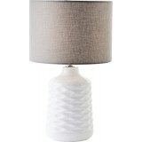 Ilysa white ceramic table lamp with shade Brilliant