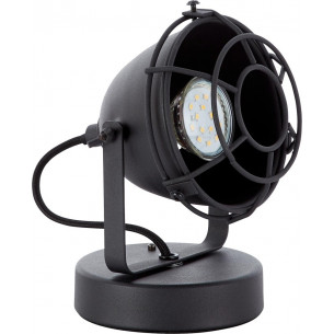 Carmen black corundum industrial table lamp Brilliant