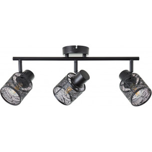 Bano III black matt ceiling spotlight Brilliant