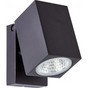 Burk LED black outdoor wall lamp Brilliant