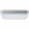 Devora square LED 28cm silver bathroom ceiling lamp Brilliant