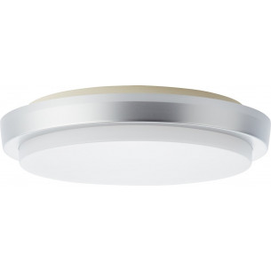 Devora round LED 28cm silver bathroom ceiling lamp Brilliant