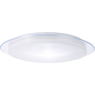 Vittoria LED 45cm white round ceiling lamp with remote control Brilliant