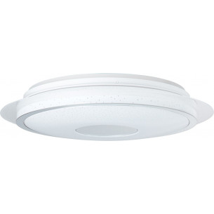 Viktor LED 45cm white modern ceiling lamp with remote control Brilliant