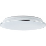Edna LED 40cm silver&amp;white modern ceiling lamp with remote control Brilliant