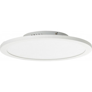 Abie LED 40 white round ceiling lamp with remote control Brilliant