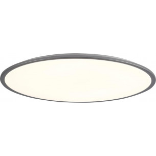 Jamil LED 58cm white round ceiling lamp with remote control Brilliant