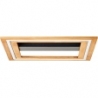Plafon nowoczesny z drewnem Rhea LED 45cm Brilliant