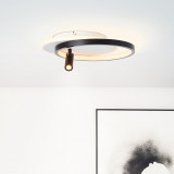 Plafon nowoczesny z reflektorkiem Eunomia LED 35cm czarny/biały Brilliant