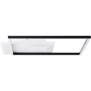 Lorgo LED 43cm black&amp;white square dimmable ceiling lamp  Brilliant