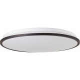 Heida LED 49cm black minimalist ceiling lamp with remote control Brilliant