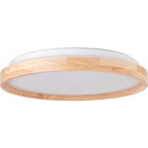 Alson LED 39 round wooden ceiling lamp Brilliant