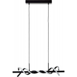 Lampa wisząca nowoczesna Amalie LED 80 czarna Brilliant