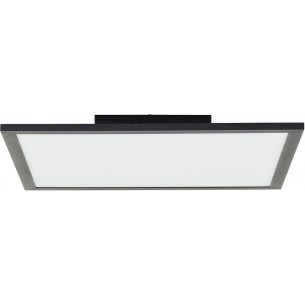 Jacinda LED 39.5cm sand black ceiling lamp with remote control Brilliant