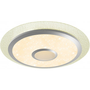 Ronny LED 55cm white round ceiling lamp with remote control Brilliant