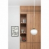 Borra white-brass 3 glass balls pendant lamp Ummo