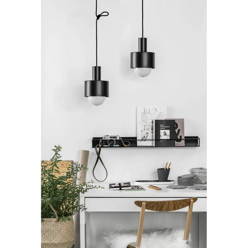 Enkel II black spider pendant lamp Ummo