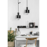 Enkel II black spider pendant lamp Ummo