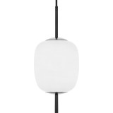 Epli 17.5 white&amp;black designer glass pendant lamp Ummo