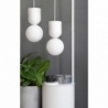 Luoti white spider pendant lamp with 2 glass balls Ummo