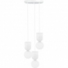 Luoti white 3 glass balls pendant lamp Ummo