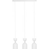Lampa wisząca potrójna na listwie Supuru III biała Ummo