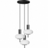 Torni III white&amp;black glass pendant lamp Ummo