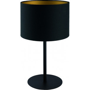 Alice B black bedside lamp with shade Nowodvorski