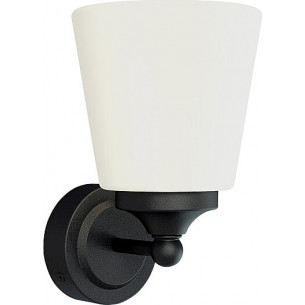 Bali white&amp;black glass bathroom wall light Nowodvorski