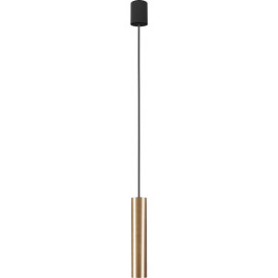 Lampa wisząca tuba Baton 4,5cm mosiężna Nowodvorski