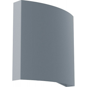 Borde grey wall lamp with shade and switch Nowodvorski