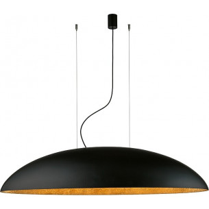 Lampa wisząca owalna Canoe 117cm czarny/złoty Nowodvorski