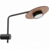 Disk plywood&amp;black swing arm wall lamp Nowodvorski